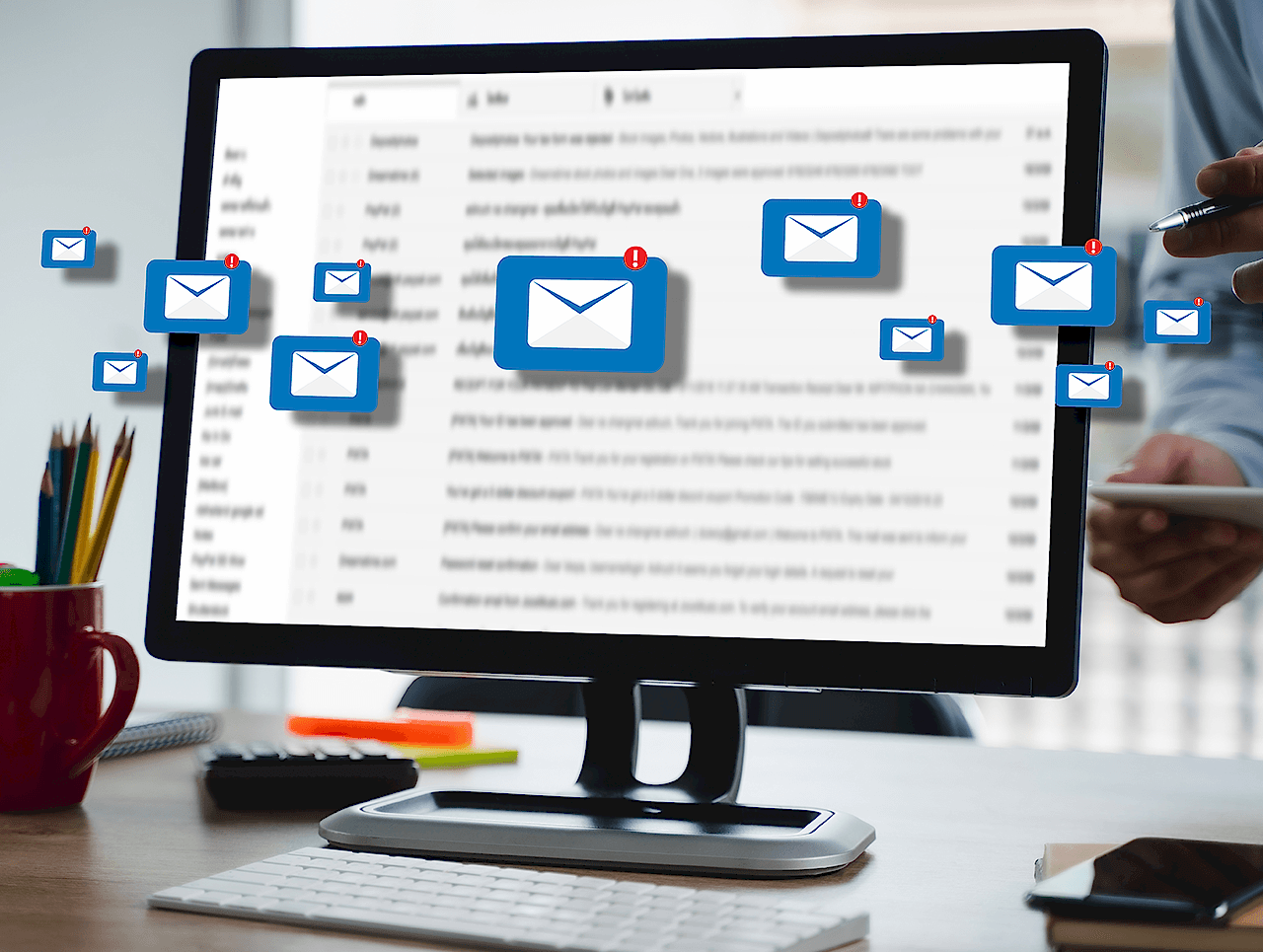 E- Mail Marketing 1 Shape Image